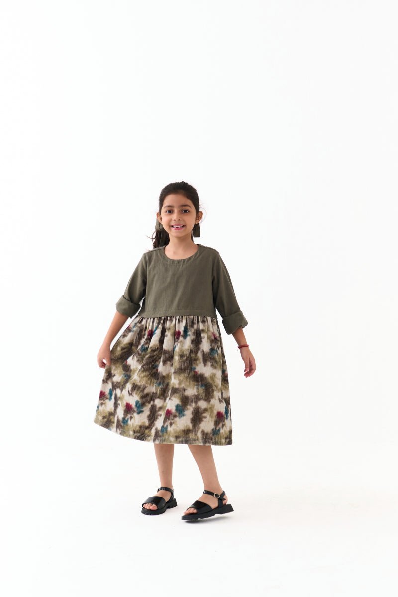 Round Neck Dress - Three Clothing