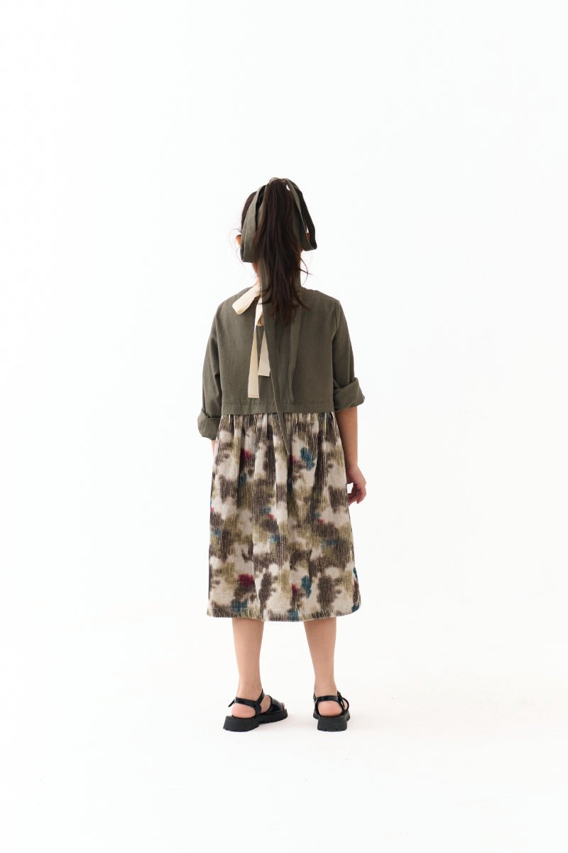 Round Neck Dress - Three Clothing