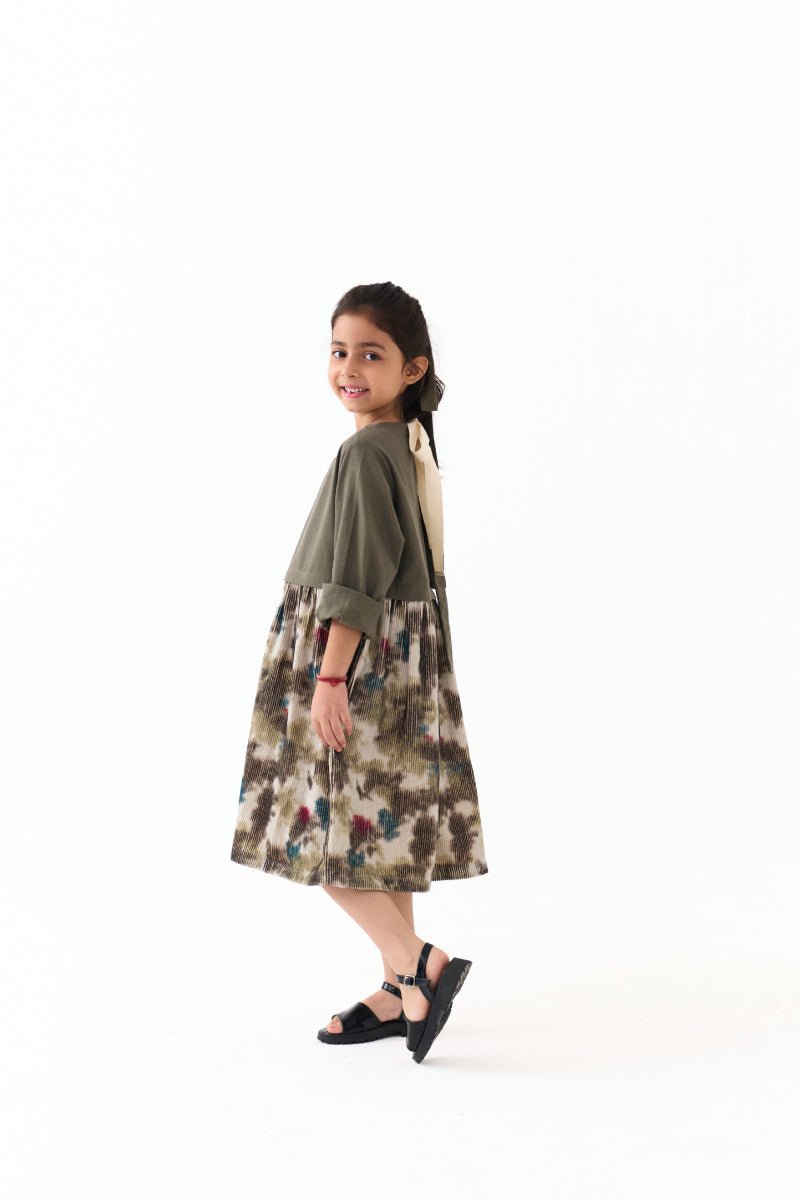 Round Neck Dress - Three Clothing