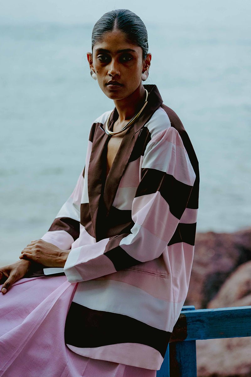 Short Applique Jacket - Three Clothing