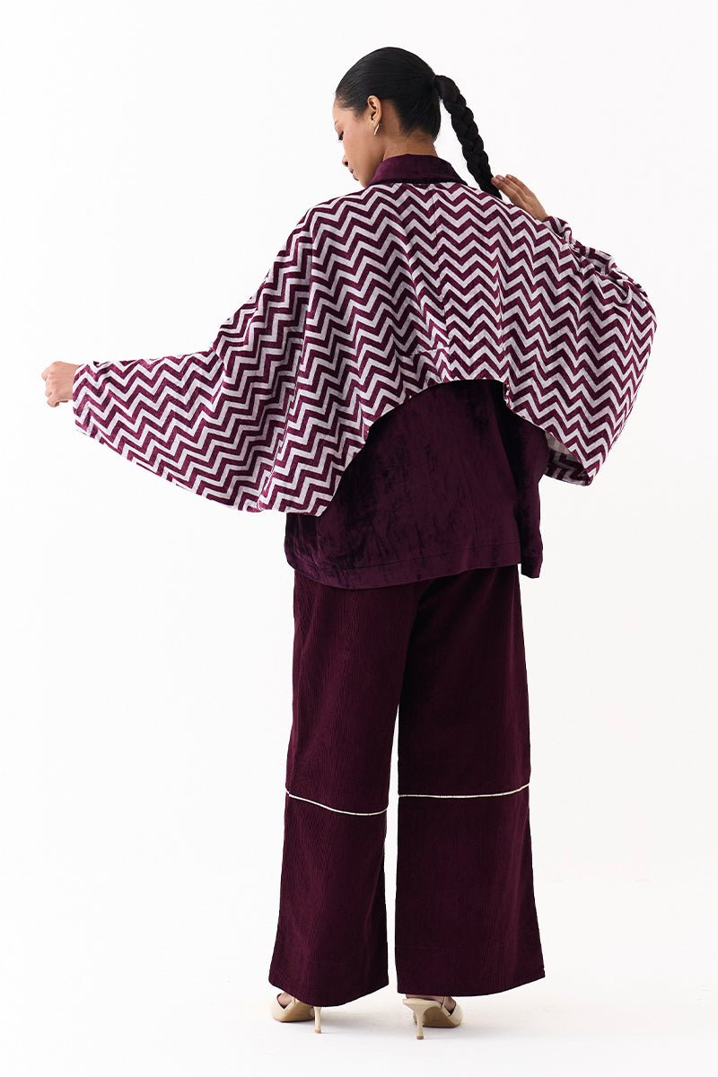 Short Bat Sleeve Jacket - Three Clothing