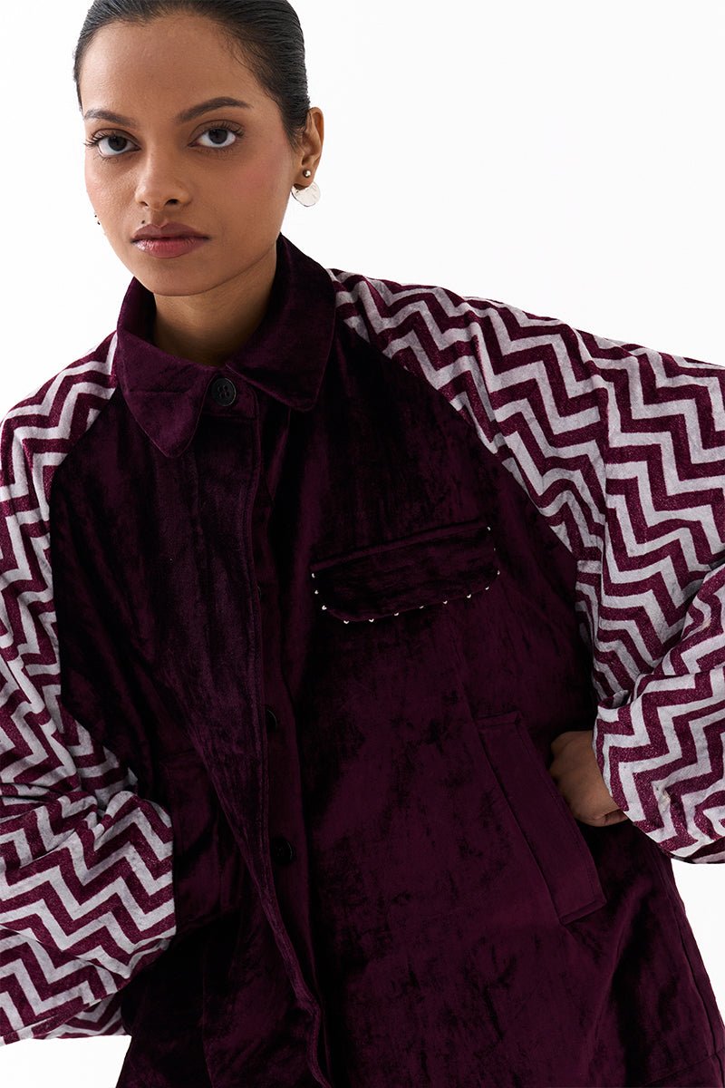 Short Bat Sleeve Jacket Co - Ord (Set of 2) - Three Clothing