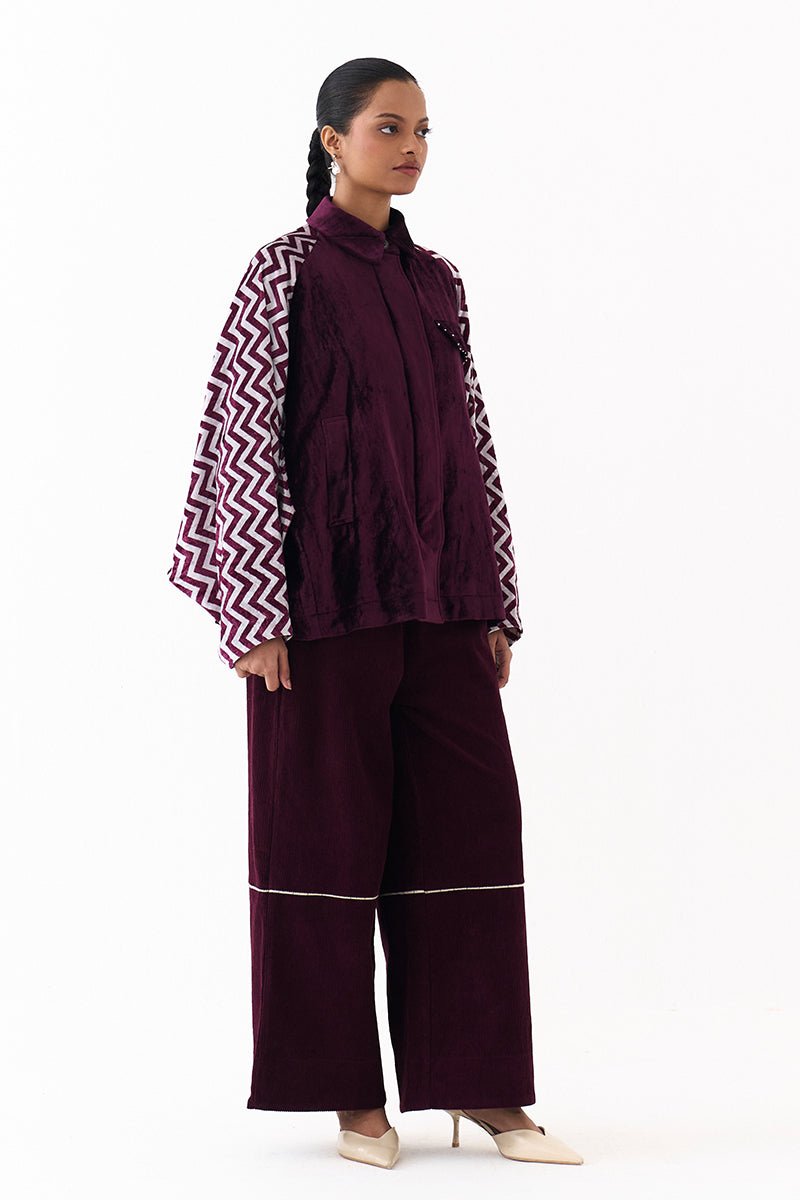 Short Bat Sleeve Jacket Co - Ord (Set of 2) - Three Clothing