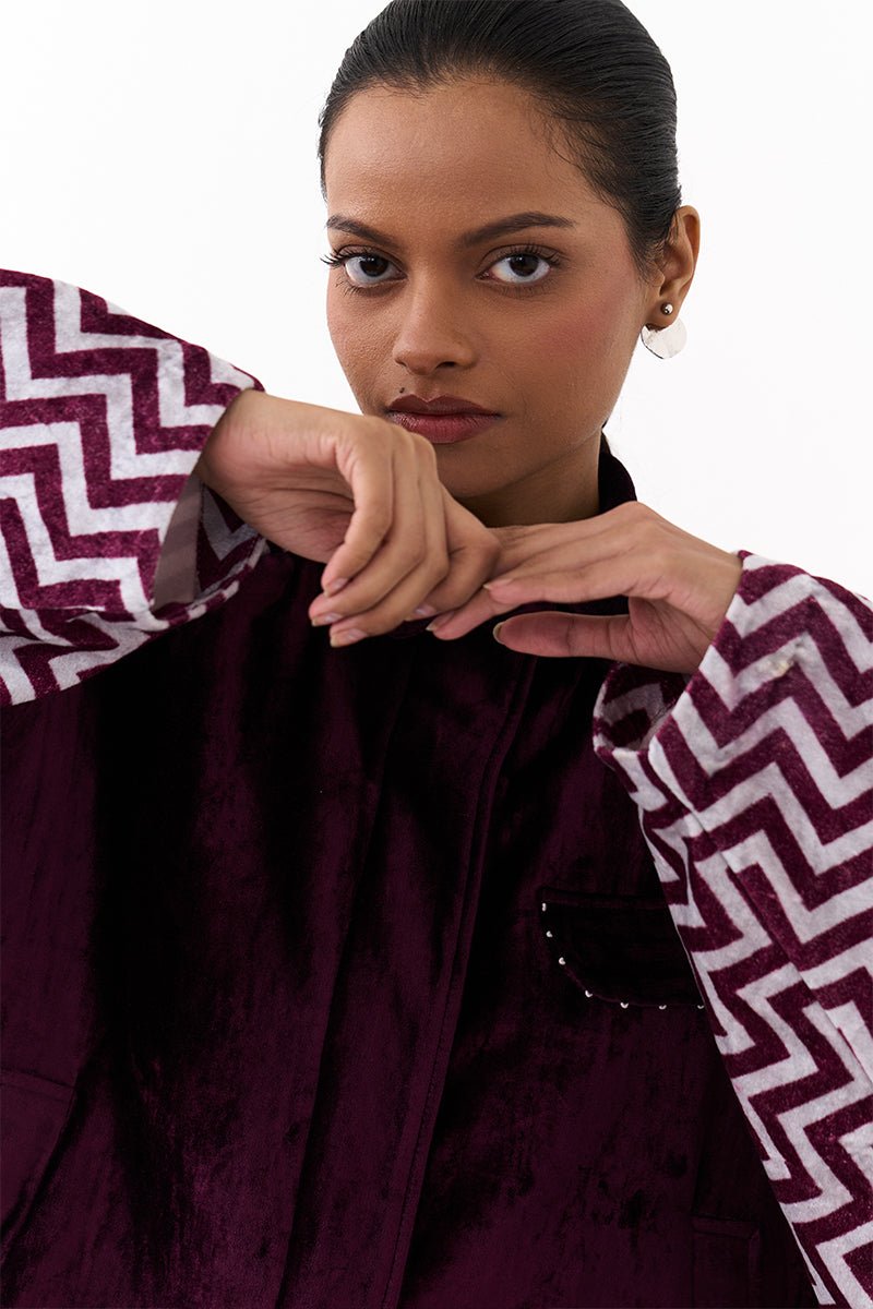 Short Bat Sleeve Jacket Co - Ord (Set of 2) - Three Clothing