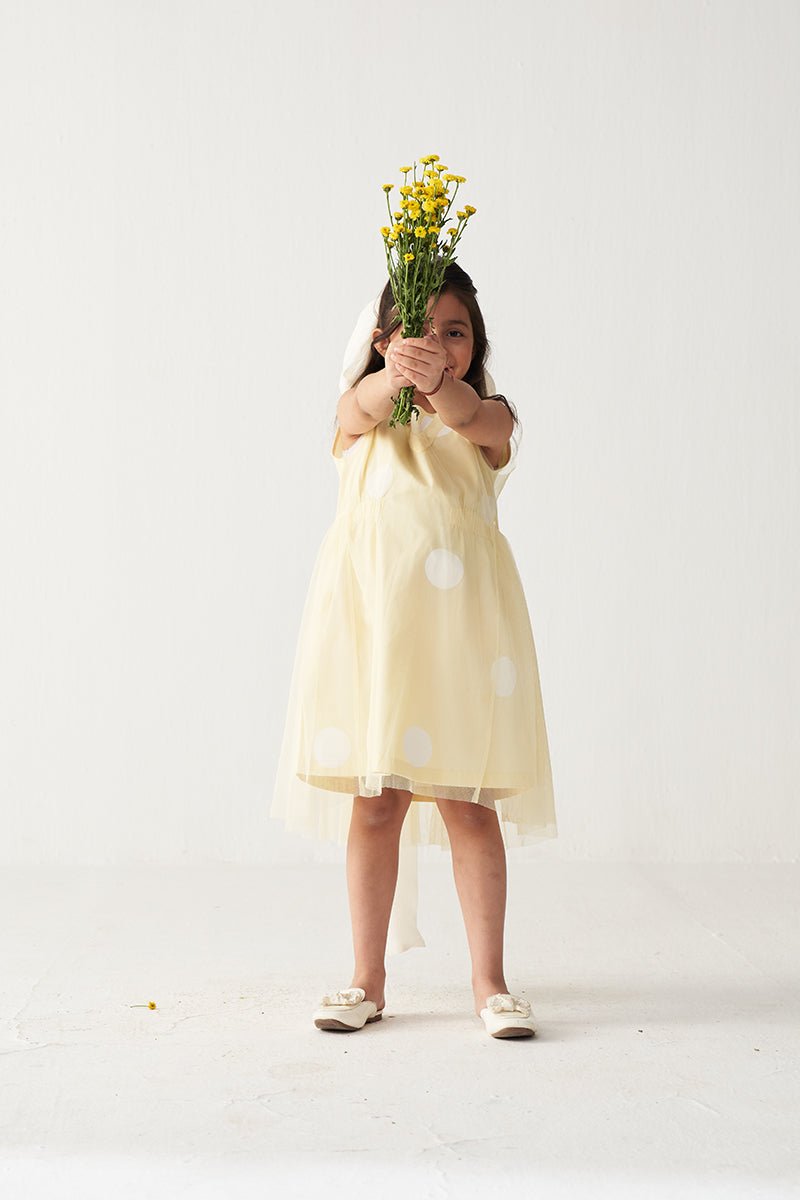 Side Elastic Dress + Net Slip - Three Clothing