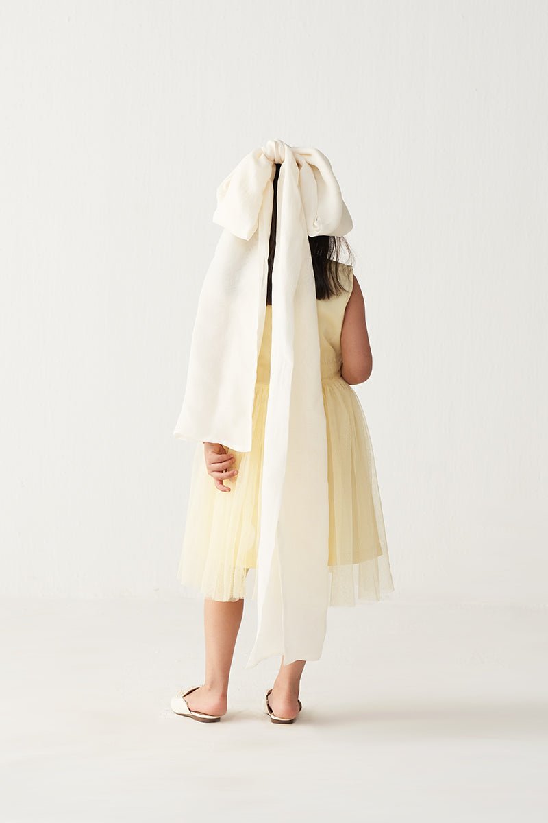 Side Elastic Dress + Net Slip - Three Clothing