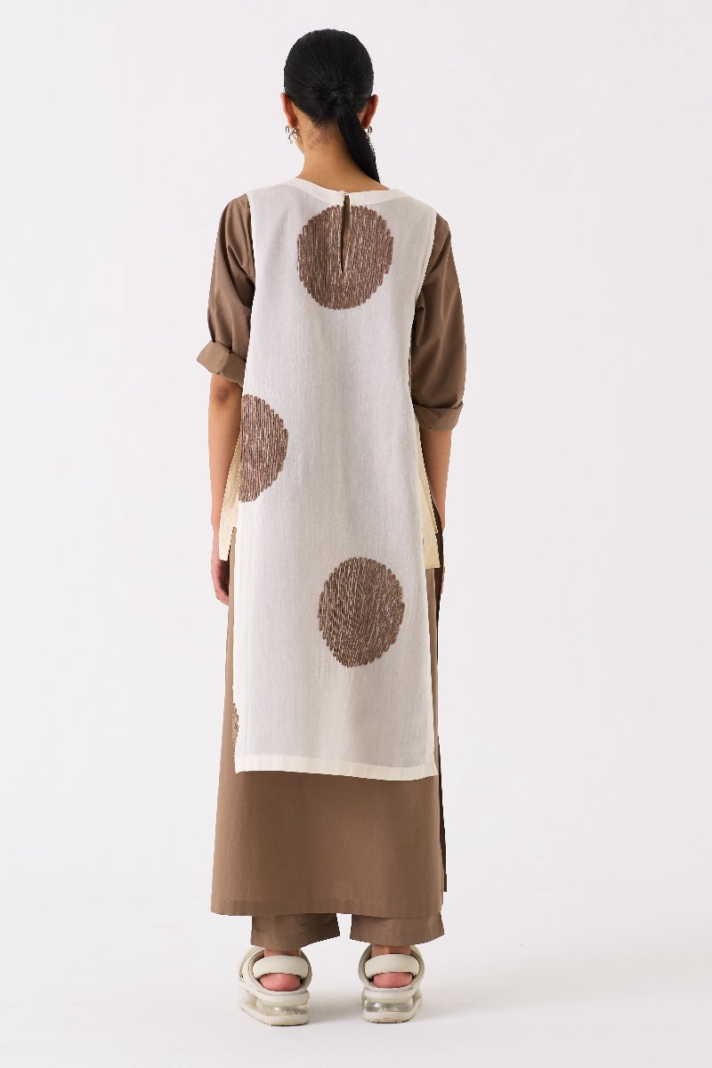 Side Tie Overlay Tunic Co ord 3 Cedar - Three