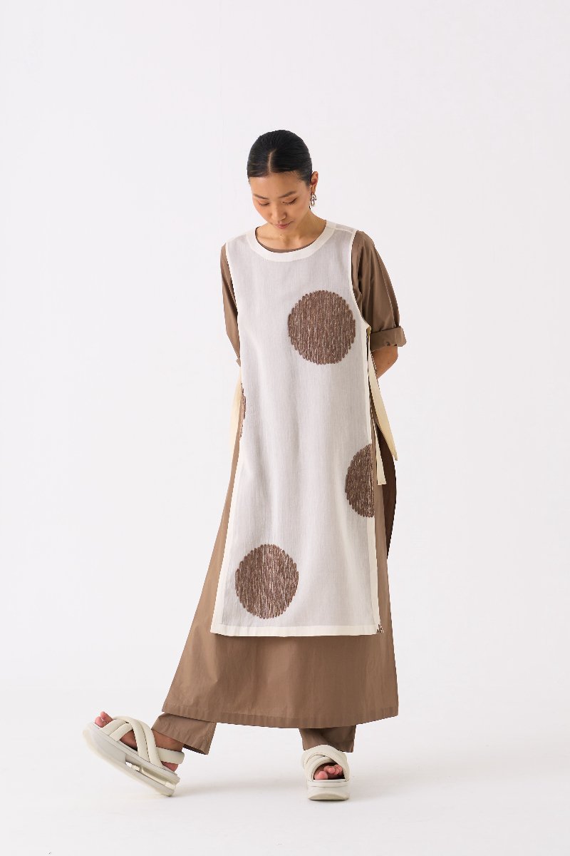 Side Tie Overlay Tunic Co ord 3 Cedar - Three