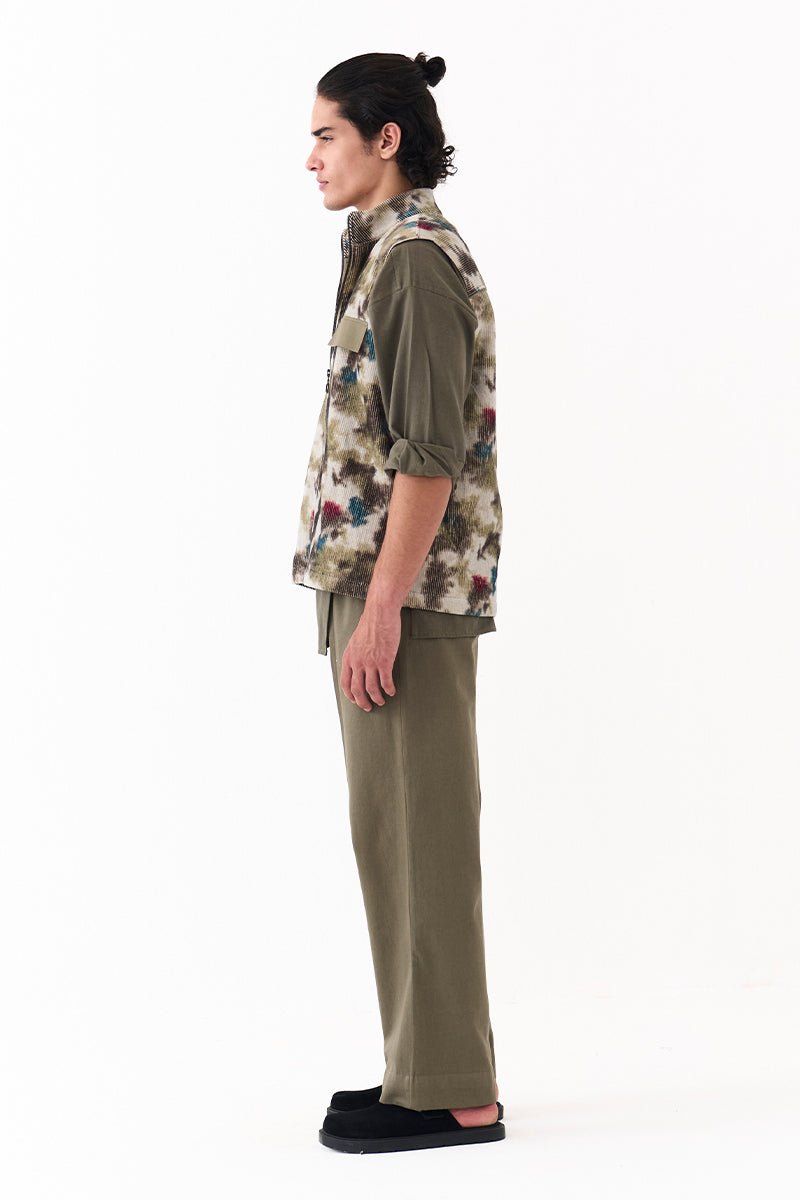 Sleeveless Bomber Jacket - Three Clothing