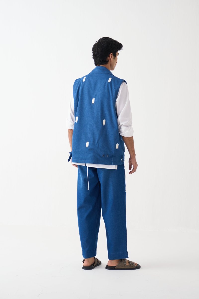 Sleeveless Utility Jacket - Three Clothing