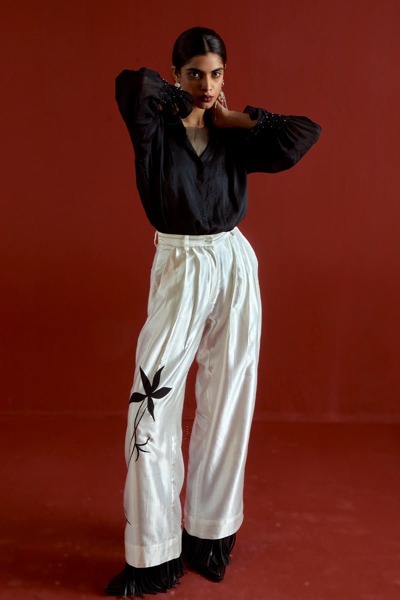Smocking Detail Shirt Co - Ord - Three Clothing