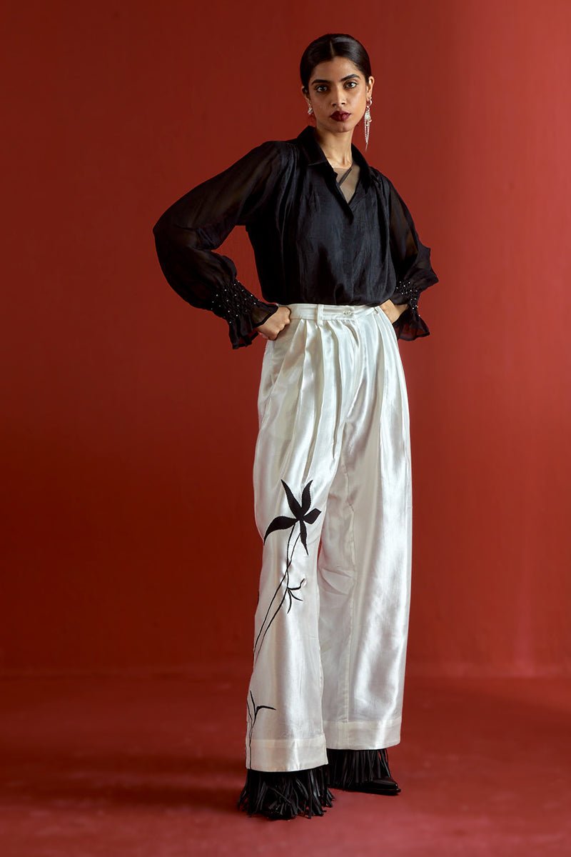 Smocking Detail Shirt Co - Ord - Three Clothing