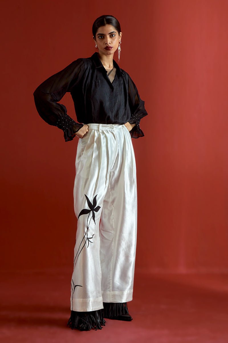 Smocking Detail Shirt Co - Ord - Three Clothing