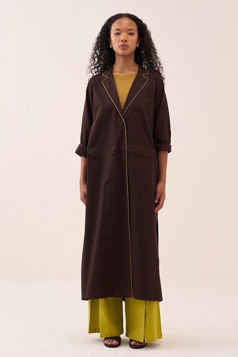 Splash Back Pleat Jacket - Three Clothing