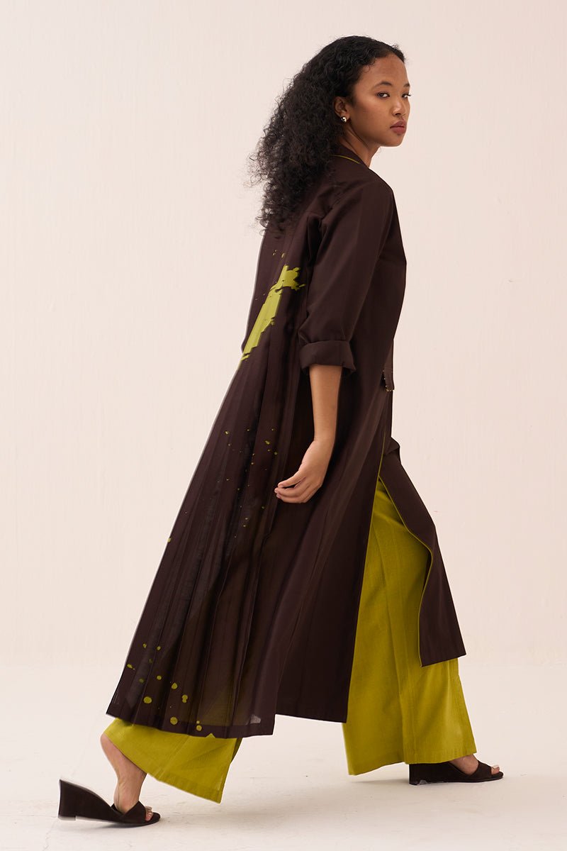 Splash Back Pleat Jacket - Three Clothing