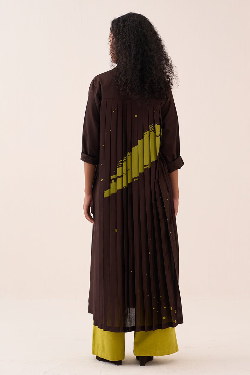 Splash Back Pleat Jacket - Three Clothing
