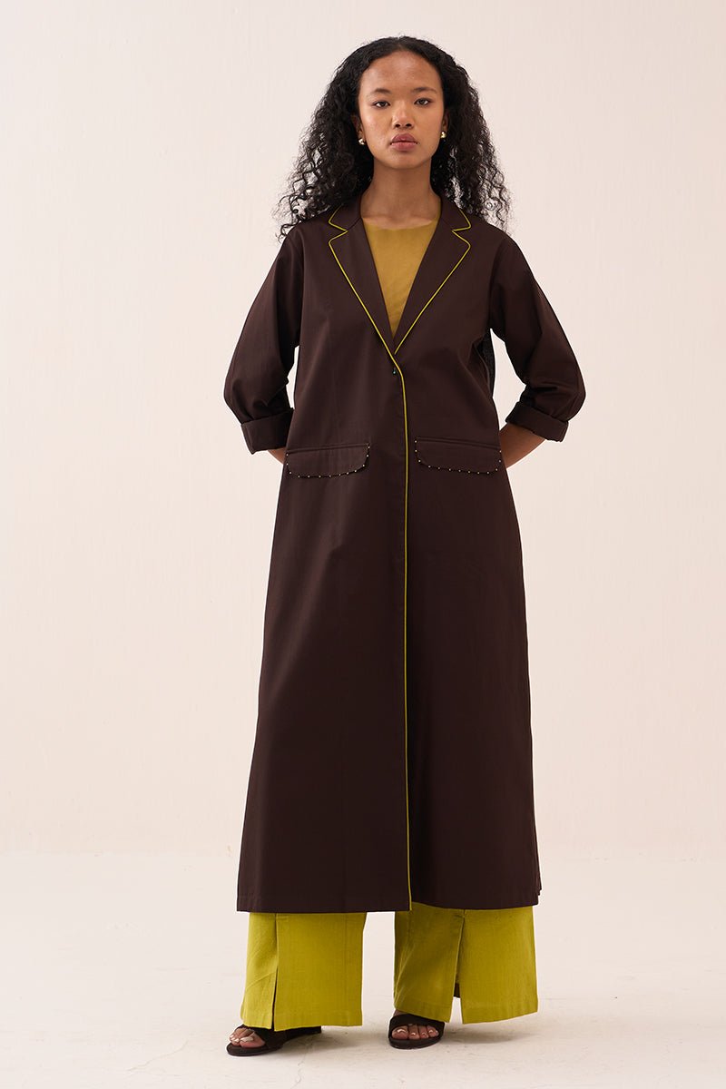 Splash Print Back Pleat Jacket Co - Ord (Slip Included) (Set Of 2) - Three Clothing