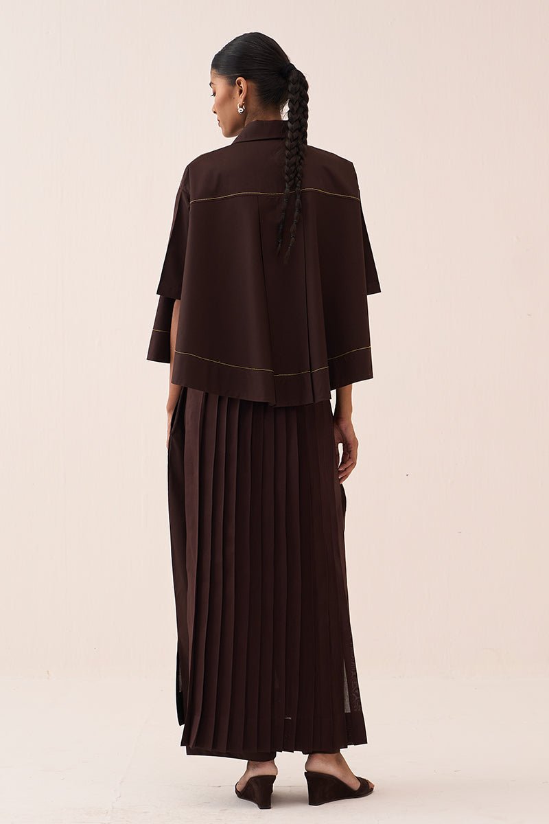 Splash Print Skirt Pant Co - Ord (Set Of 2) - Three Clothing