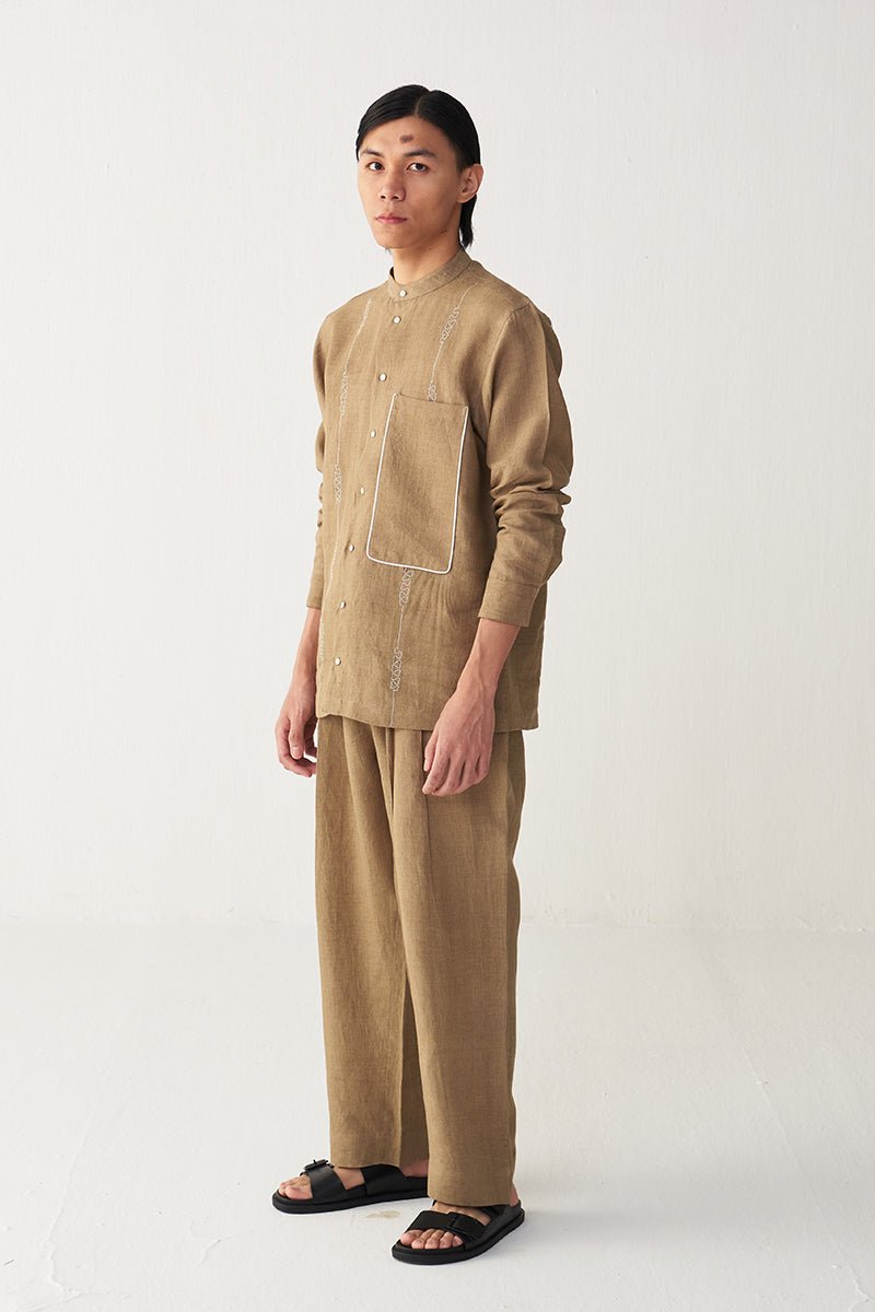 Three Pleat Bottom - Three Clothing