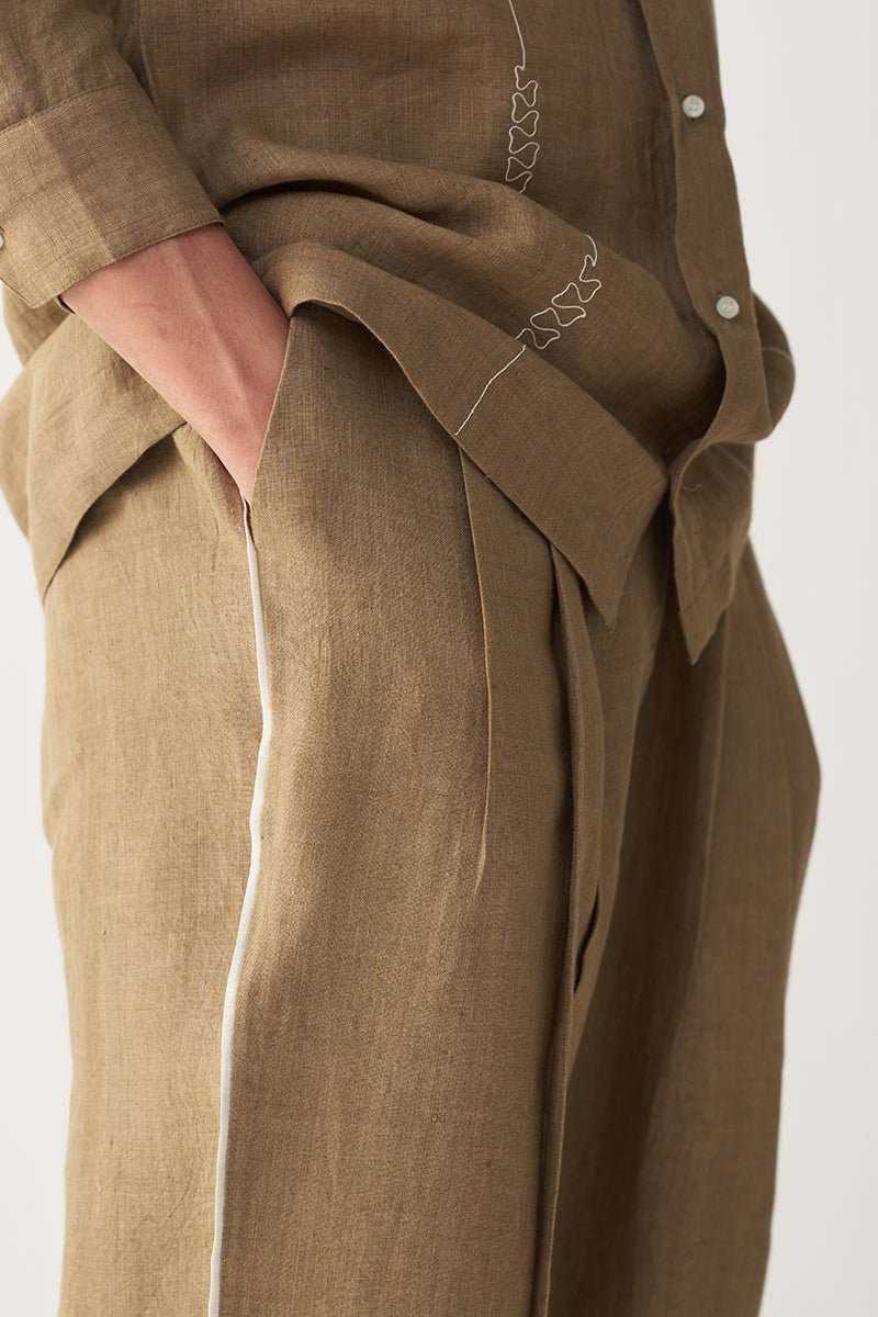 Three Pleat Bottom - Three Clothing