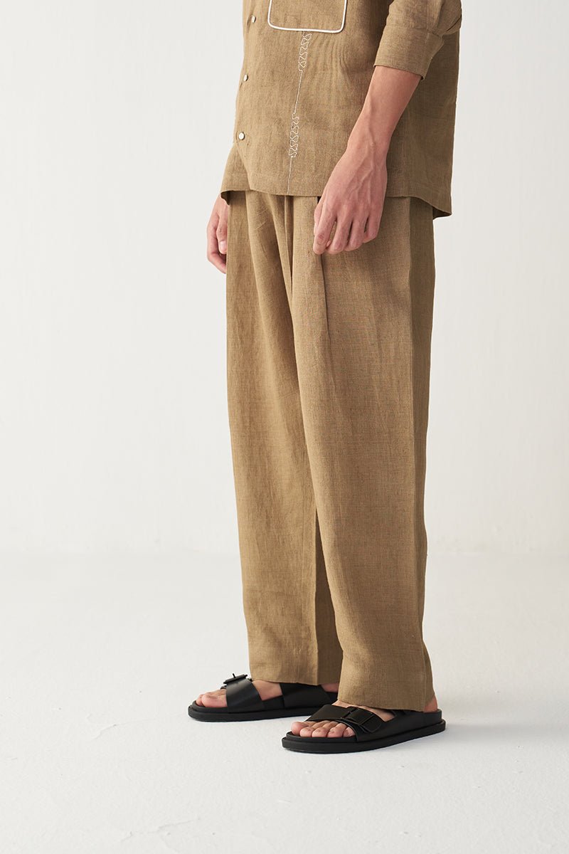 Three Pleat Bottom - Three Clothing
