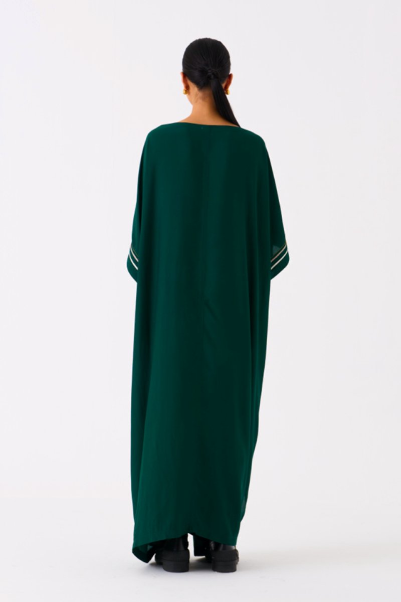 Tie Kaftan Forest Green - Three