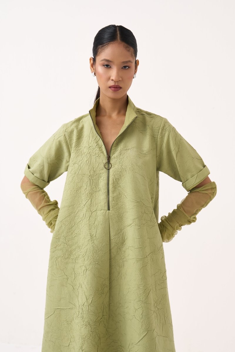 Turtle Neck Dress - Three Clothing