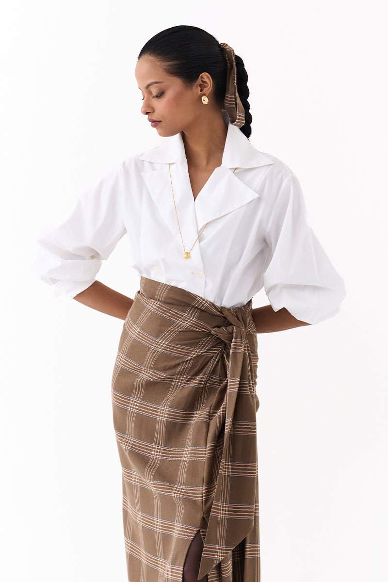 Twist Skirt - Three Clothing