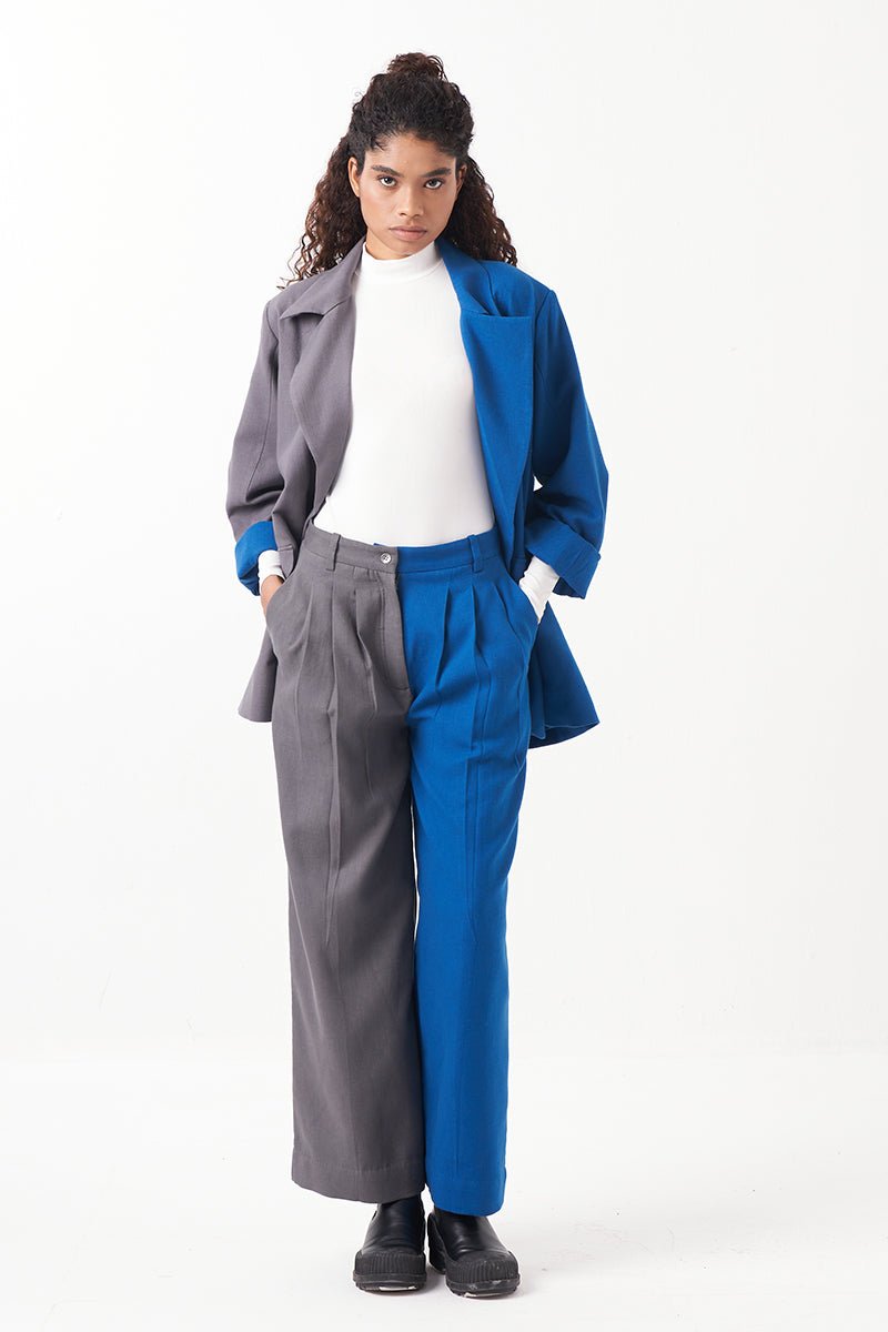 Two Tone Jacket Co - Ord (Set Of 2) - Three Clothing