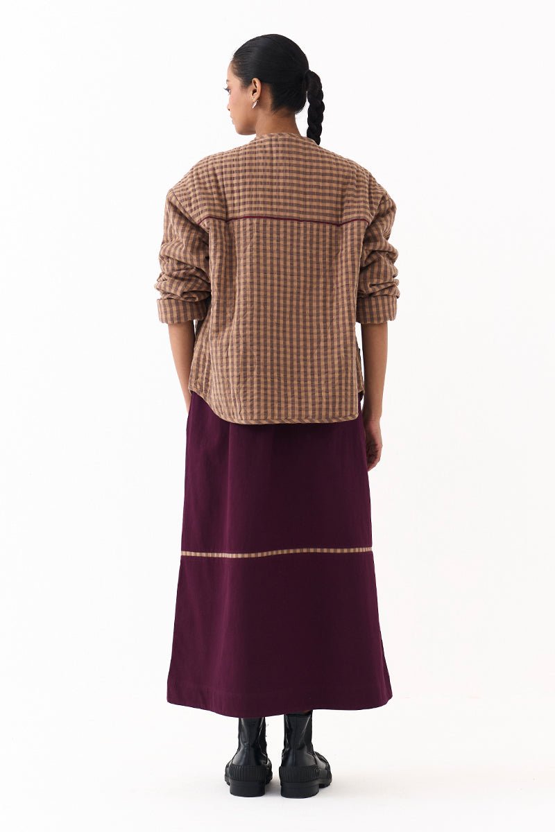 U Hem Quilted Jacket Co - Ord (Set of 2) - Three Clothing