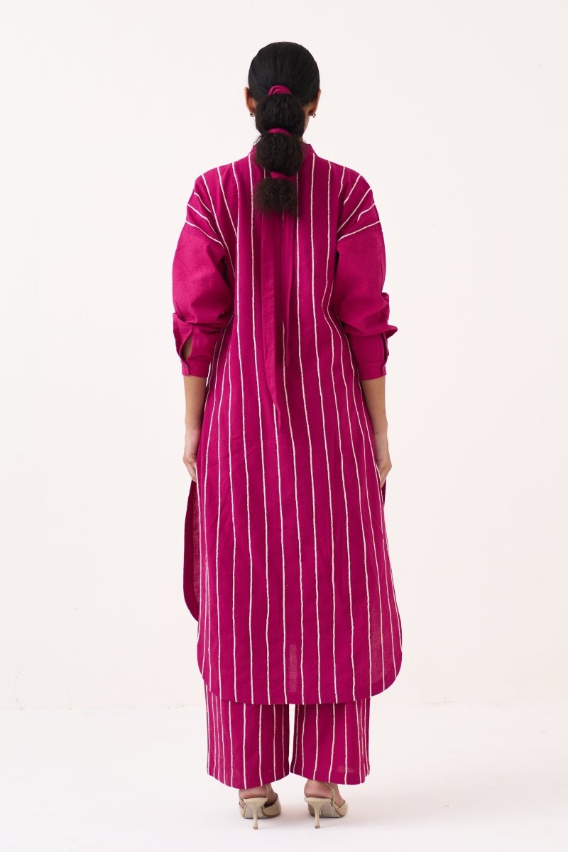 U-Yoke Emb. Tunic - Three Clothing