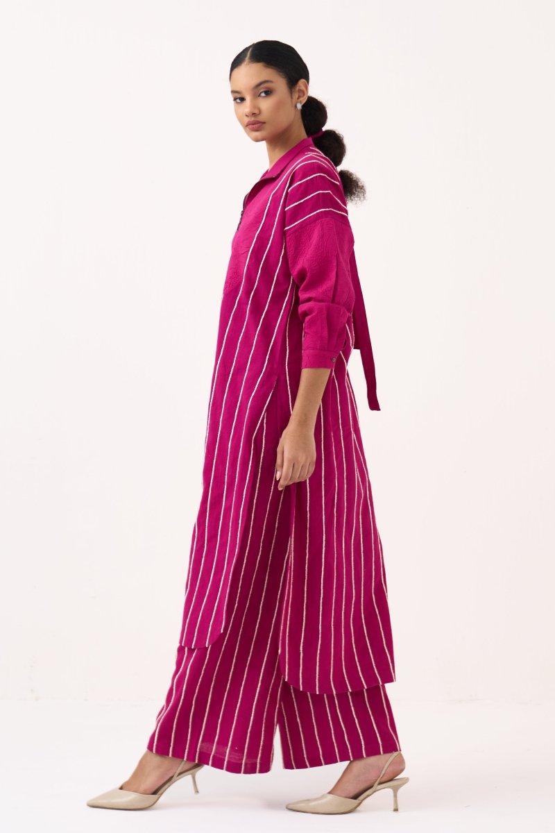 U-Yoke Emb. Tunic - Three Clothing