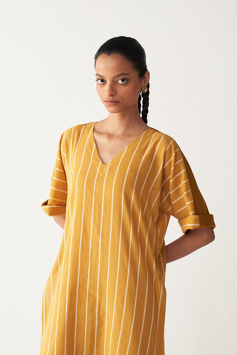 V - Neck Kaftan Co - Ord - Three Clothing