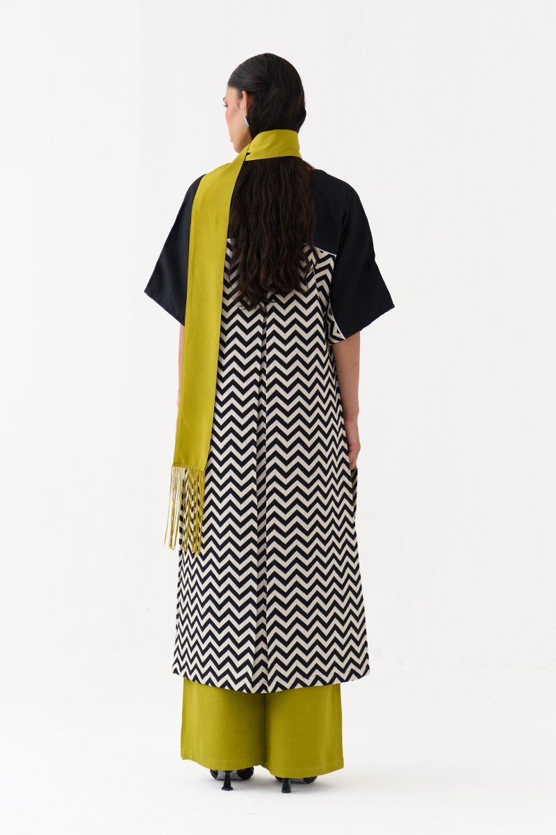 V-Neck Kaftan Co-Ord (Set Of 3) - Three Clothing