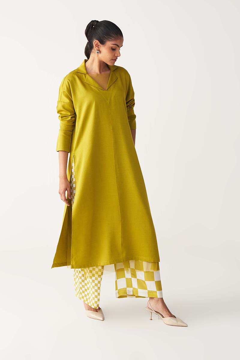V Neck Tunic Co - Ord - Three Clothing