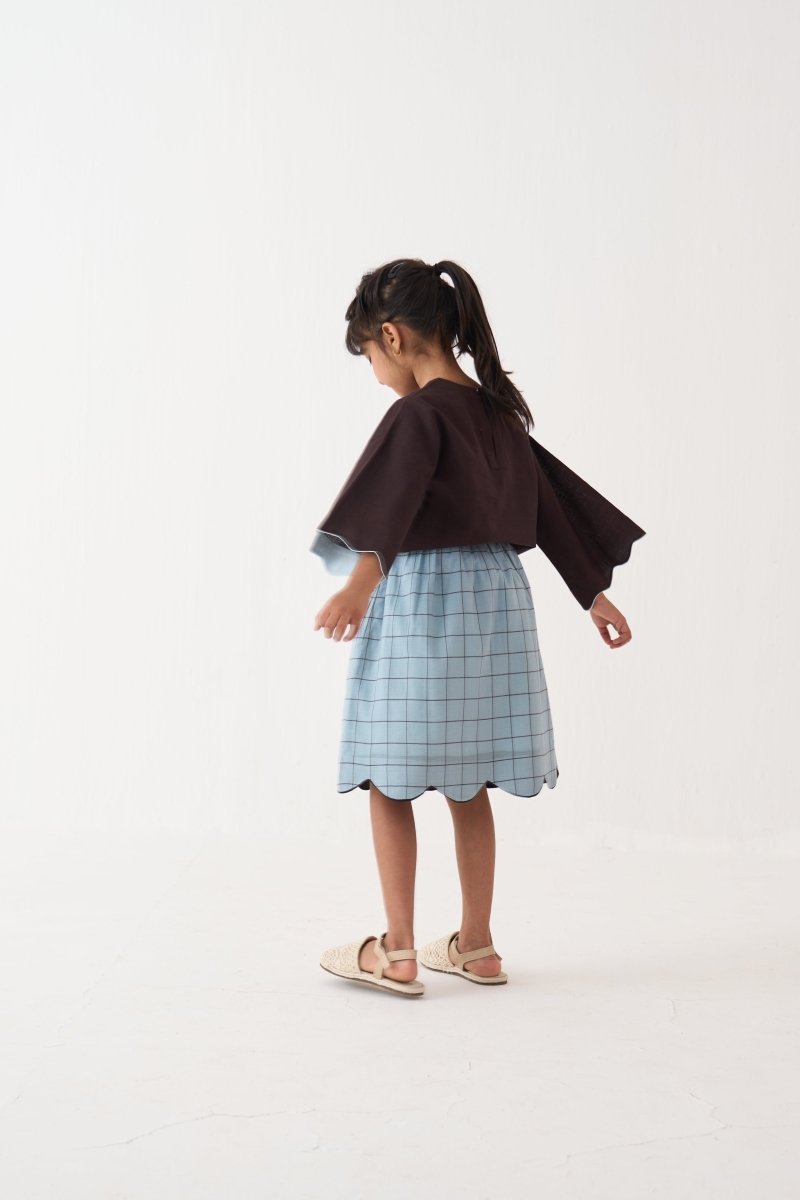 Wave Emb. Top Co - ord (Set Of 2) - Three Clothing