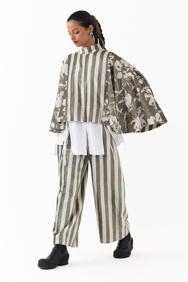 Wide Hem Poncho - Three Clothing