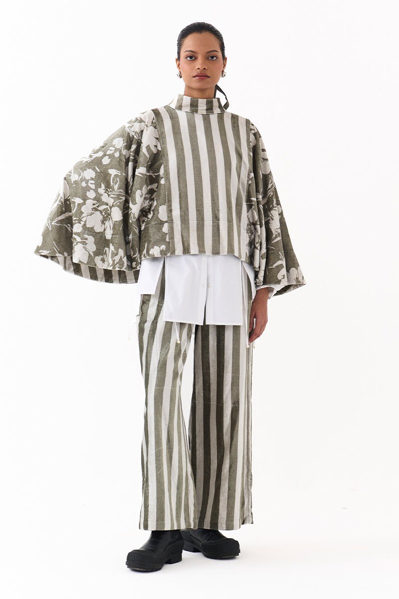 Wide Hem Poncho - Three Clothing