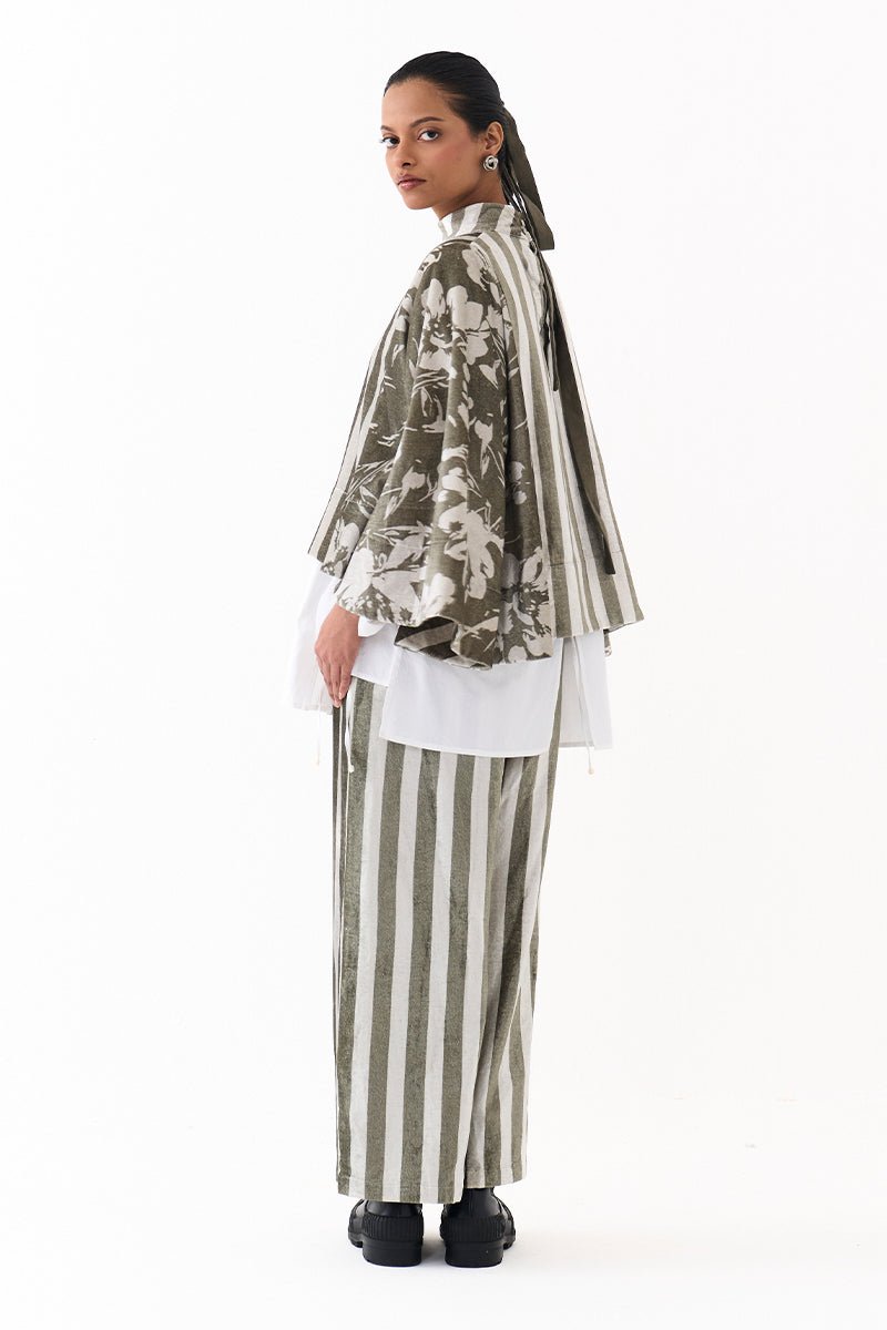 Wide Hem Poncho Co - Ord (Set of 3) - Three Clothing