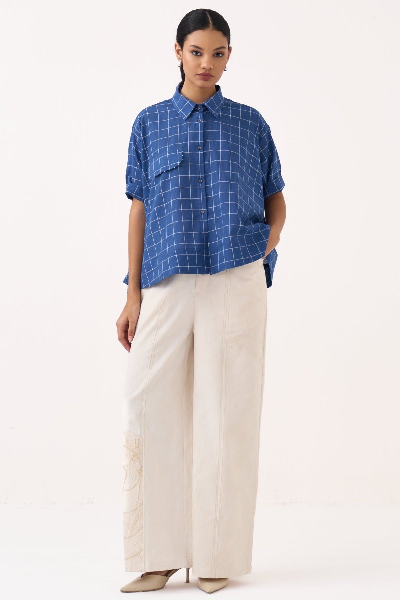 Wide Hem Shirt - Three Clothing