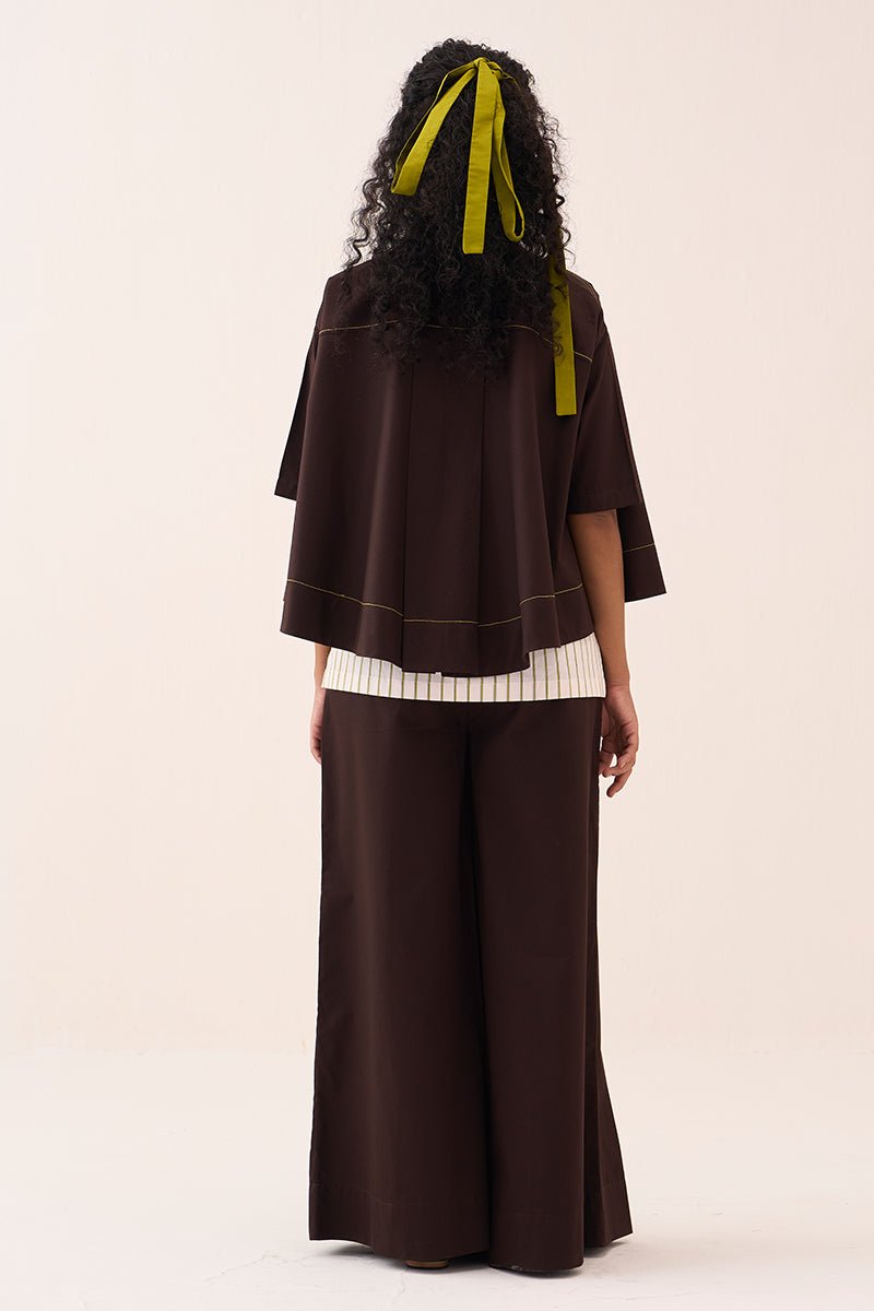 Wide Hem Shirt - Three Clothing
