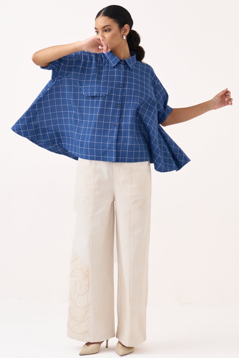Wide Hem Shirt - Three Clothing