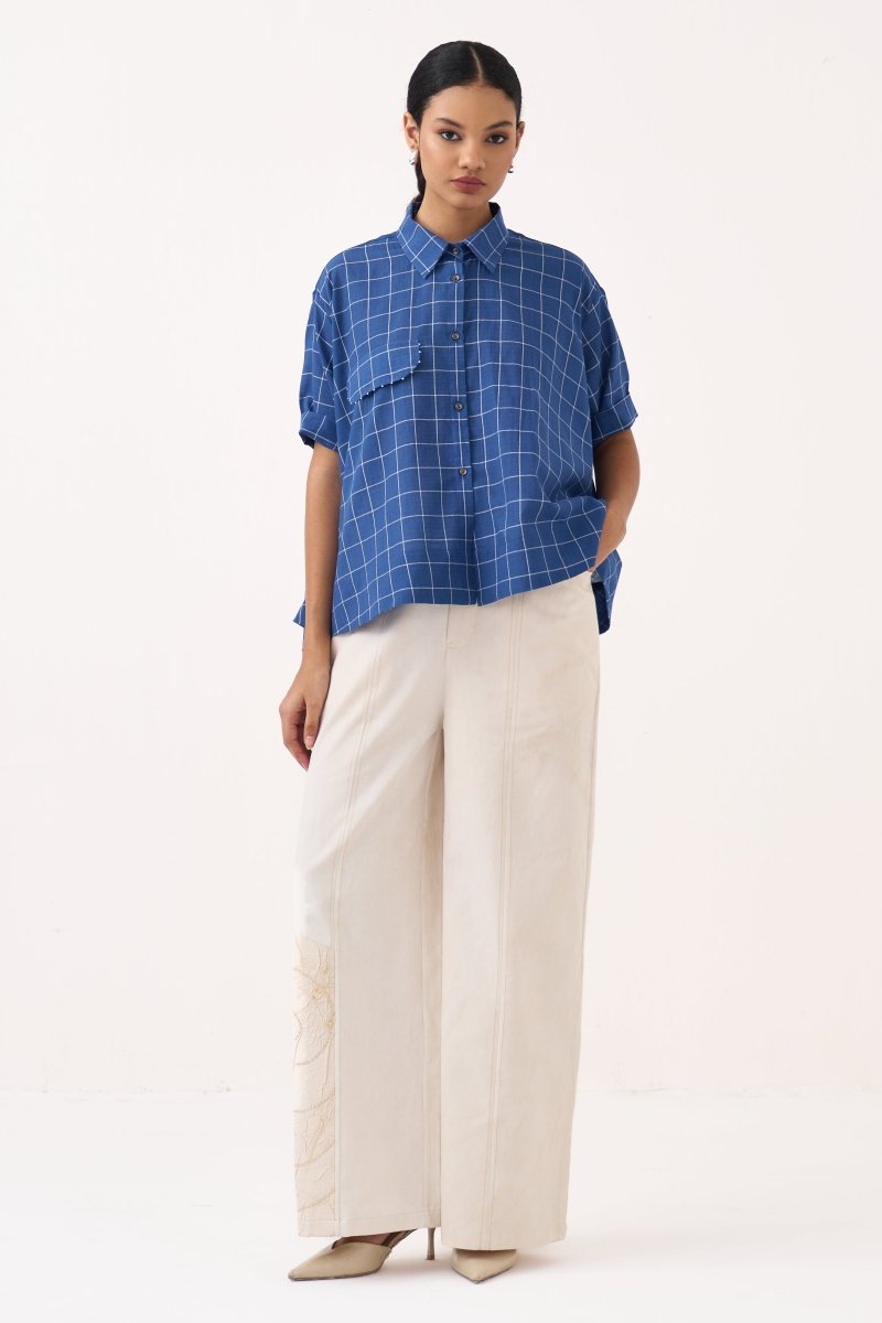 Wide Hem Shirt Co - ord (Set of 2) - Three Clothing