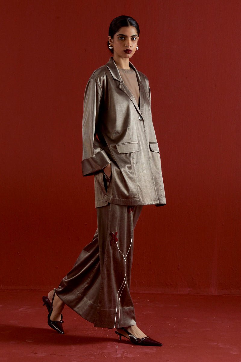 Wide Sleeve Jacket Co - Ord - Three Clothing