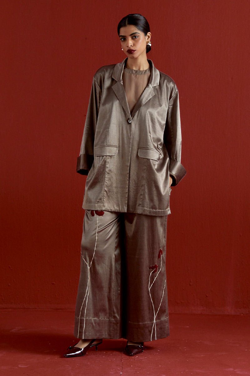 Wide Sleeve Jacket Co - Ord - Three Clothing