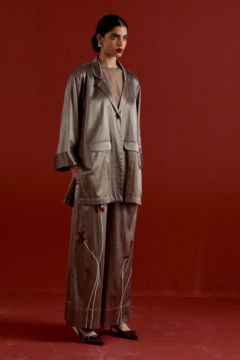 Wide Sleeve Jacket Co - Ord - Three Clothing