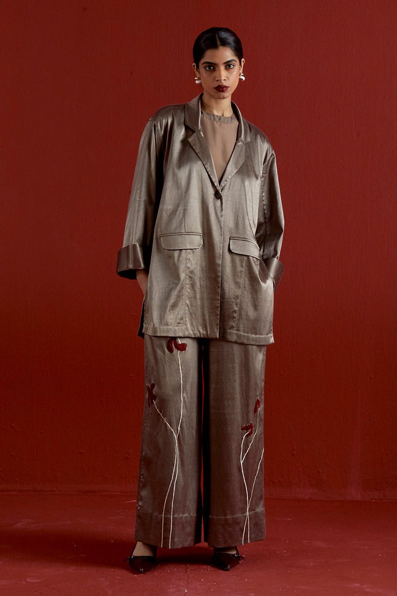Wide Sleeve Jacket Co - Ord - Three Clothing