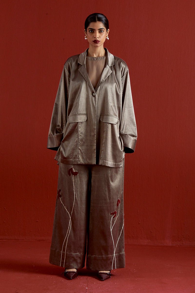Wide Sleeve Jacket Co - Ord - Three Clothing