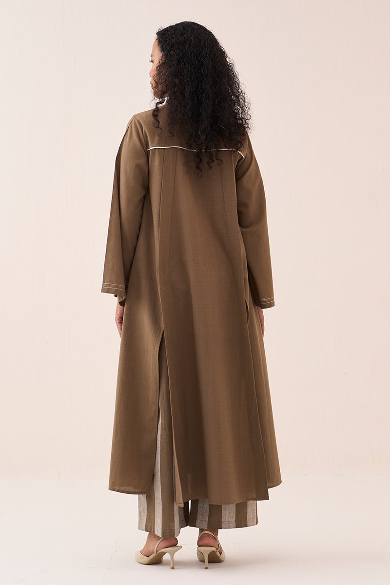 Wide Sleeve Shirt Co - Ord (Set Of 2) - Three Clothing