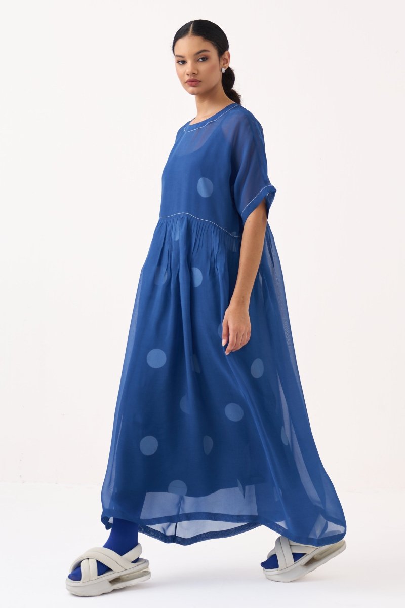 Yoke Gather Dress - Three Clothing